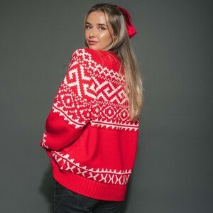 Brunette the Label Fair Isle Sweater